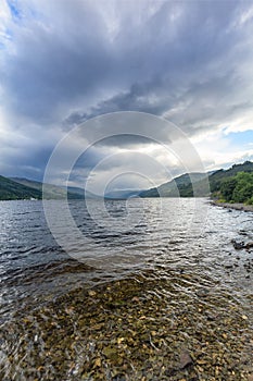 Loch earn and clouds