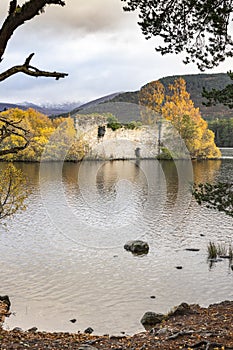 Loch an Eilein in the Cairngorms National Park of Scotland