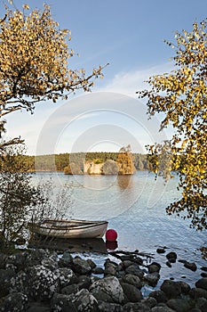 Loch an Eilein in the Scottish Highlands.