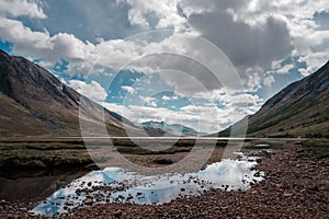 Loch Etive in the highlands of Scotland