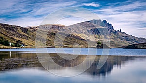 Loch Fada and the Old Man of Storr. photo