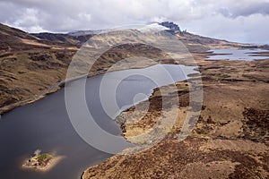 Loch Fada and the Old Man of Storr photo