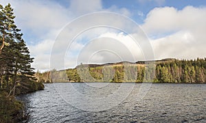 Loch Farr in the Scottish Highlands.