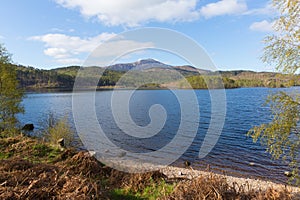 Loch Garry Scotland UK beautiful Scottish lake west of Invergarry on the A87 south of Fort Augustus