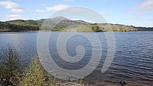 Loch Garry Scotland UK beautiful Scottish lake west of Invergarry on the A87 south of Fort Augustus pan