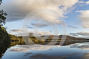 Loch Garten in the highlands of Scotland.