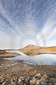 Loch Glascarnoch in Scotland.
