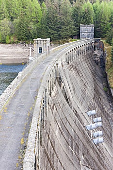 Loch Laggan dam, Highlands, Scotland