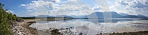 Loch Linnhe at Sallachan Point with the view towards Onich and Glencoe