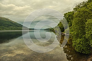 Loch linnhe in scotland, summer time and travel