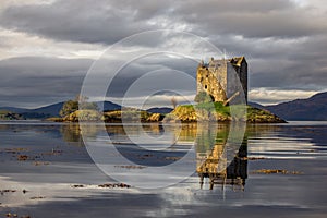 Loch Linnhe in the Scottish Highlands is home to Castle Stalker