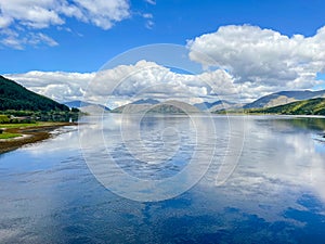 Loch Linnhe, a sea loch on the west coast of Scotland.