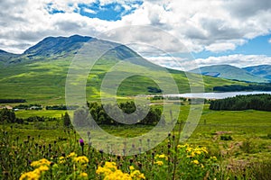 Loch Lomond at highlands in scotland, united kingdom