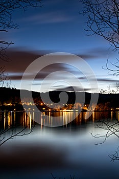 Loch lomond at night