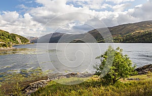 Loch Long from Eilean Donan castle in Scotland