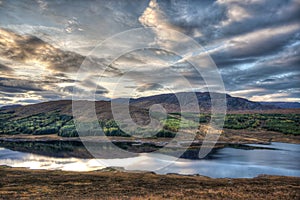 Loch Loyne in the Scottish highlands