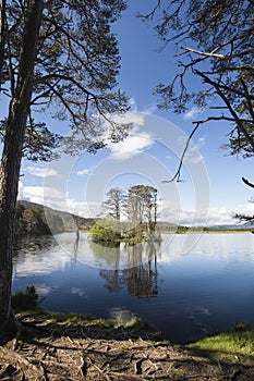 Loch Mallachie in Scotland.