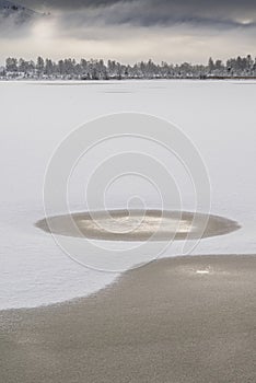 Loch Mallachie Winter In Scotland.