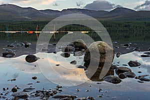 LOCH MORLICH, BADENOCH and STRATHSPEY/SCOTLAND - AUGUST 25 : Boa