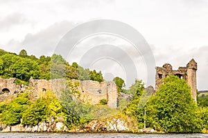 Loch Ness in gloomy weather, Scotland