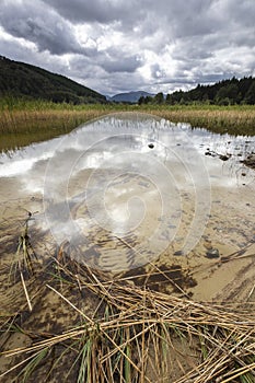 Loch Pityoulish in the Cairngorms National Park of Scotland