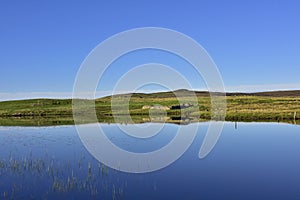Loch Scene of Outer Hebridean Island
