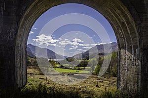 Loch Shiel through the arch photo