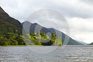 Loch Shiel, Scotland Highlands, at evening sun