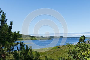 Loch Snizort Beag, bay, lake on the coast of the Isle of Skye