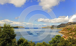 Loch Torridon narrows, Scotland photo