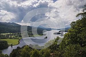 Loch Tummel and the mountain Schiehallion