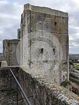 Loches castel dungeon from the middle Ã¢ge