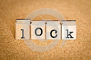 Lock - Alphabet Stamp Concepts