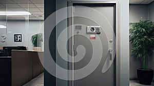 lock closed office doors