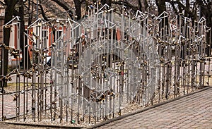 Lock guard in the city