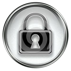 Lock icon grey