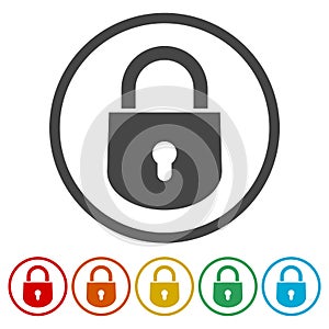 Lock Icon, Lock Icon Vector