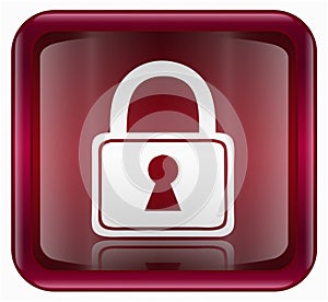 Lock icon red