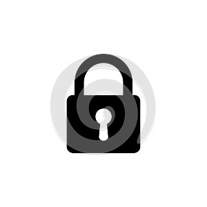 Lock icon vector