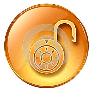 Lock on, icon yellow