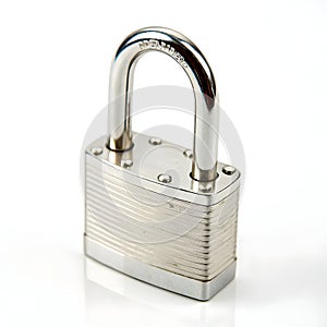 Lock isolated on white background