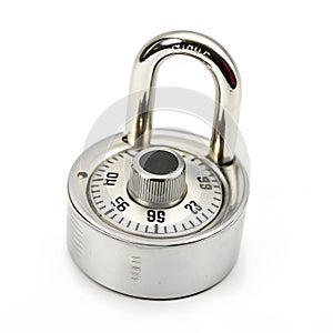 Lock isolated on white background