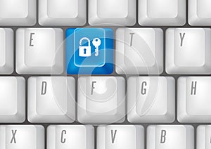 lock and key buttons