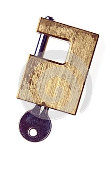Lock and key with deadbolt