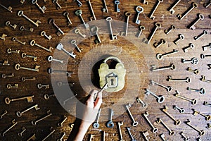 Lock and Key Search and unlock the lock