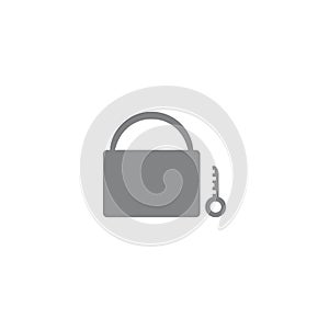 Lock logo vector