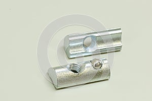 Lock Nut for Aluminum Profiles use with aluminum building kit. Assembly with aluminum profiles T-Nut slot.