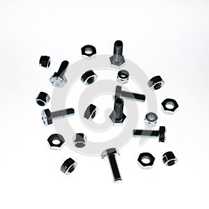 Lock nuts and bolts photo