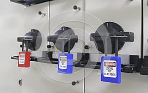 Lock out & Tag out , Lockout station,machine - specific lockout devices