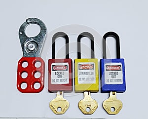 Lock out & Tag out , Lockout station,machine - specific lockout devices